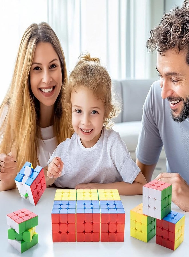 HELLOCUBE 12 Pack Speed Cube Set,Magic Cube for Party Favors 3x3x3 Stickerless Magic Cube - Image 5